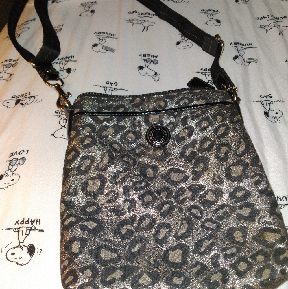 Coach crossbody zipfile bag
